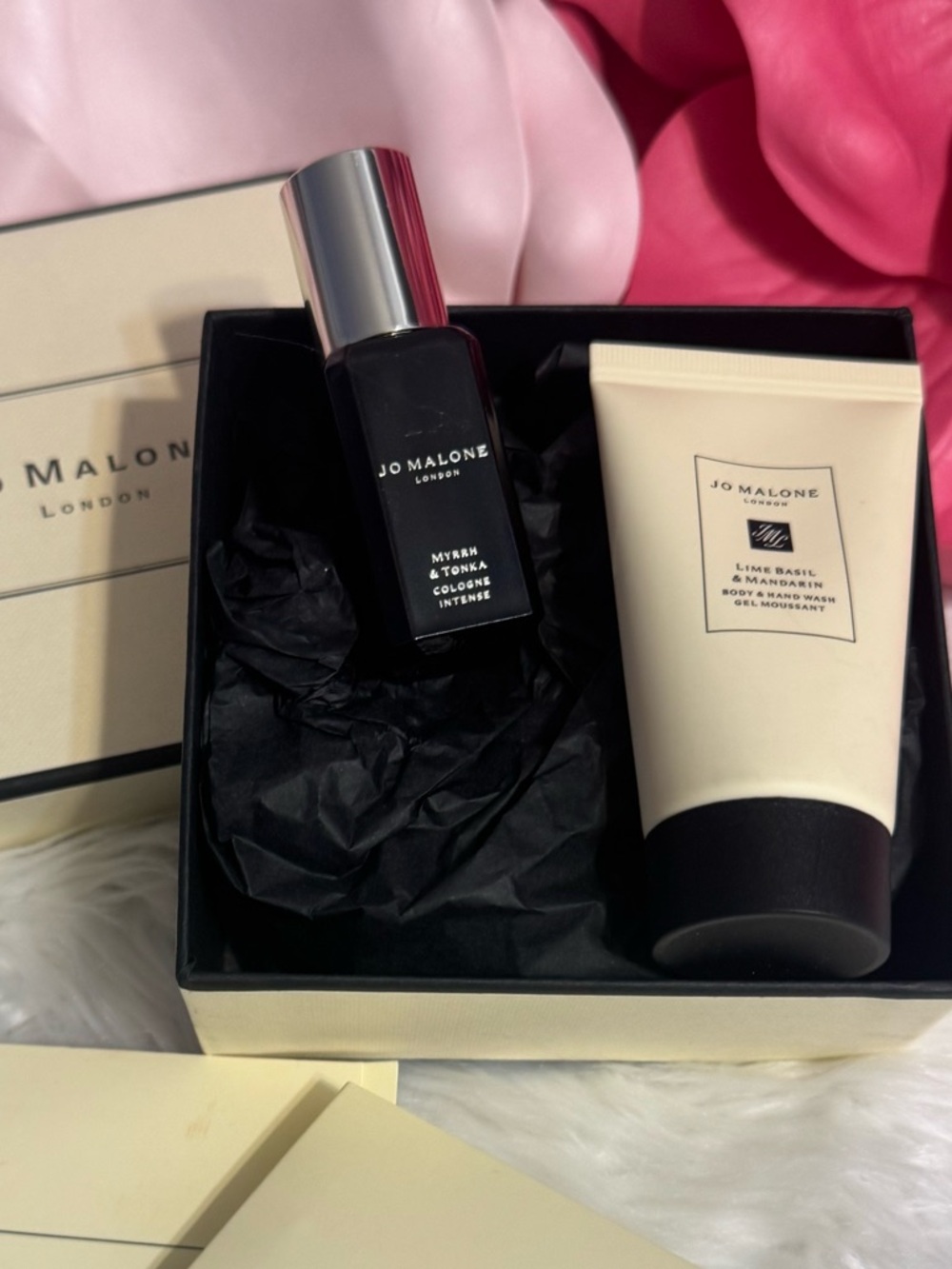 JML Myrrh & Tonka 9ml and lime Basil and Mandarin Body & Hand wash 30ml